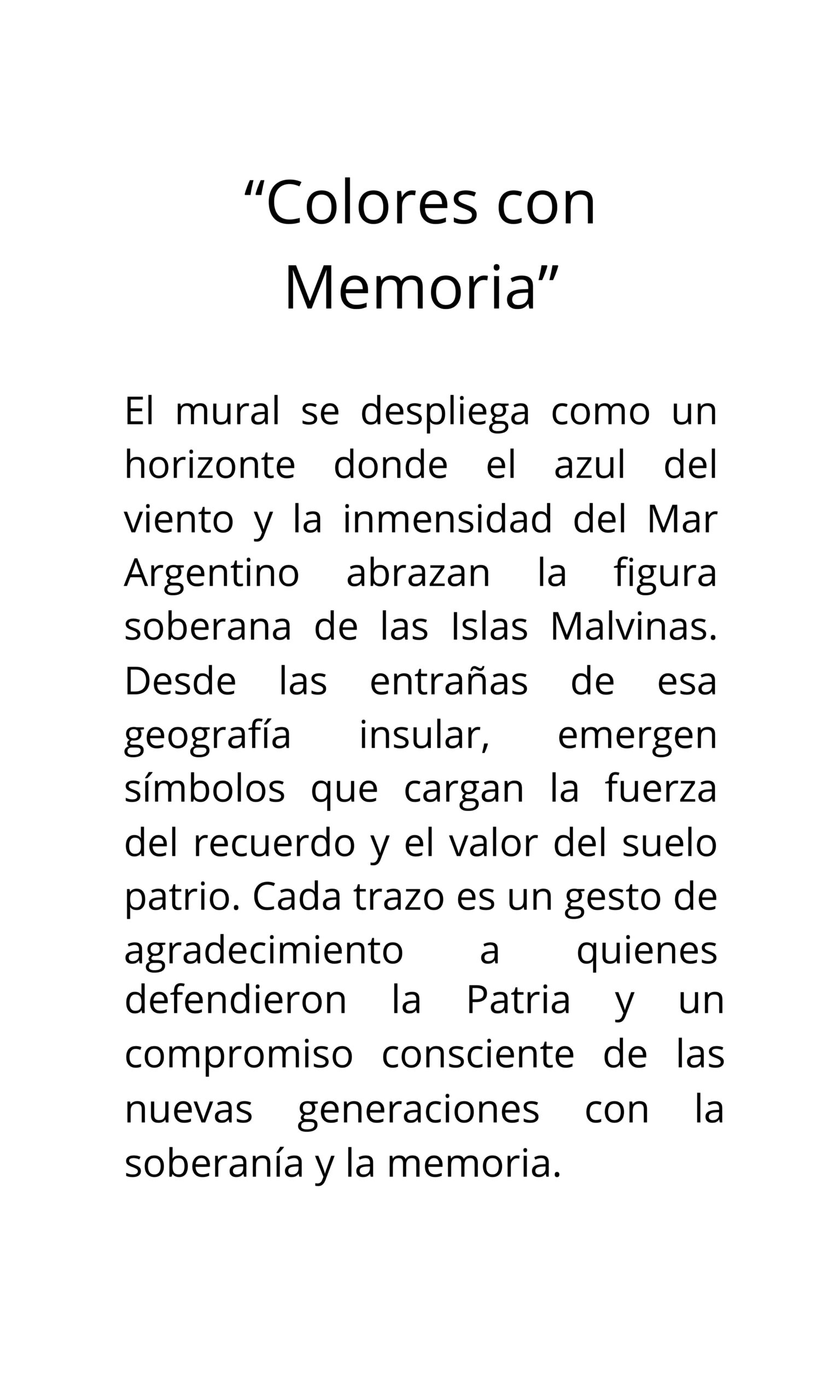 Memoria descriptiva del mural